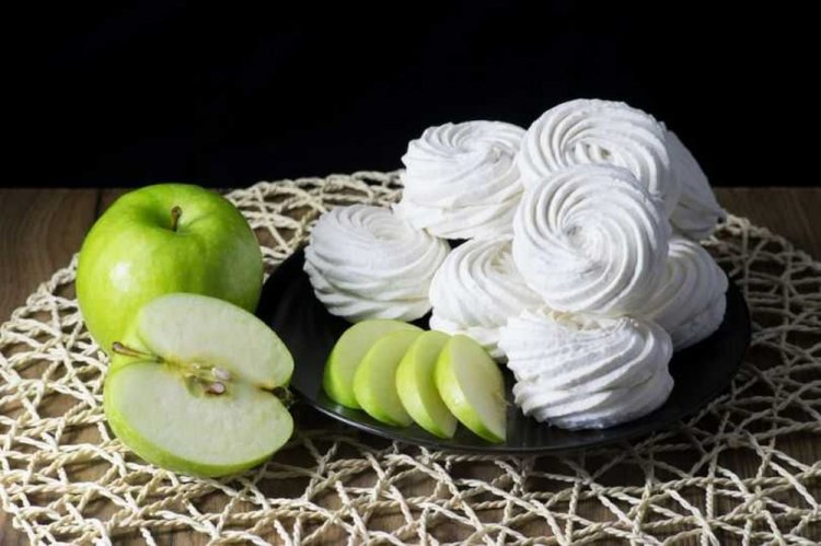 Malvaviscos caseros de manzana