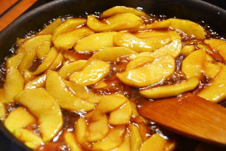Manzanas caramelizadas