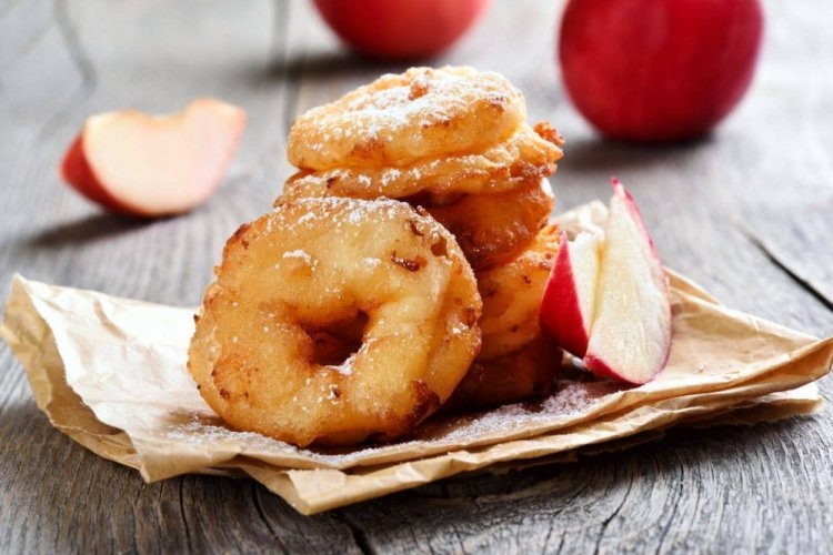 Manzanas rebozadas