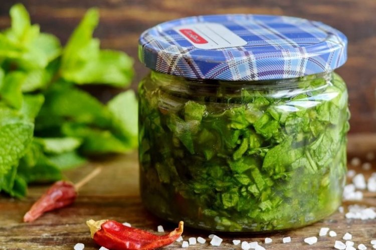 Aderezo para botvinia para el invierno