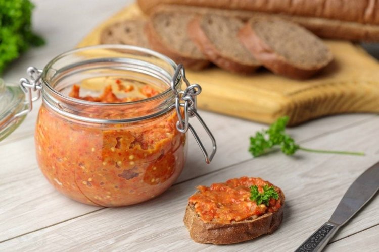 Ajvar sin vinagre para el invierno