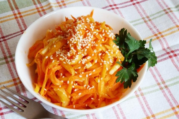 Pumpkin and Apple Salad