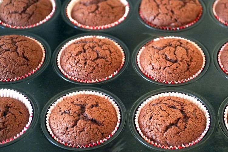 Chocolate Pear Muffins