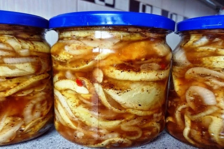 Berenjenas con calabacín estilo shashlik