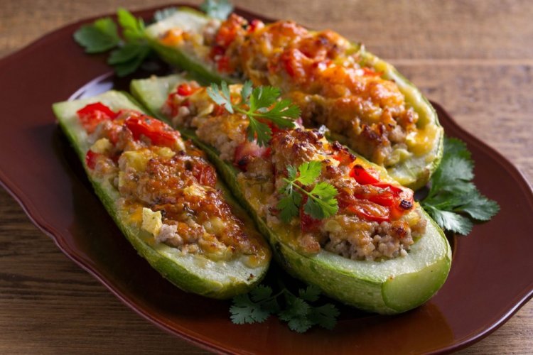 Stuffed Zucchini Boats