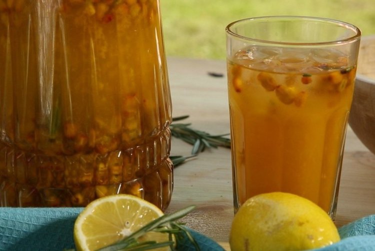 Ginger-Sea Buckthorn Lemonade