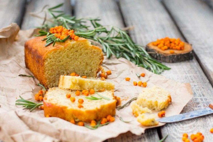 Champagne and Sea Buckthorn Muffin