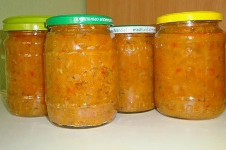 Sprat and Pumpkin Salad for Winter