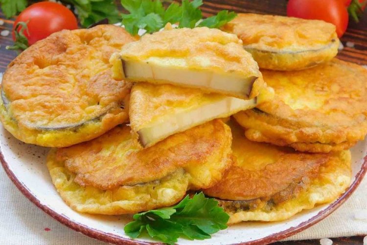 Pan-Fried Eggplant in Batter