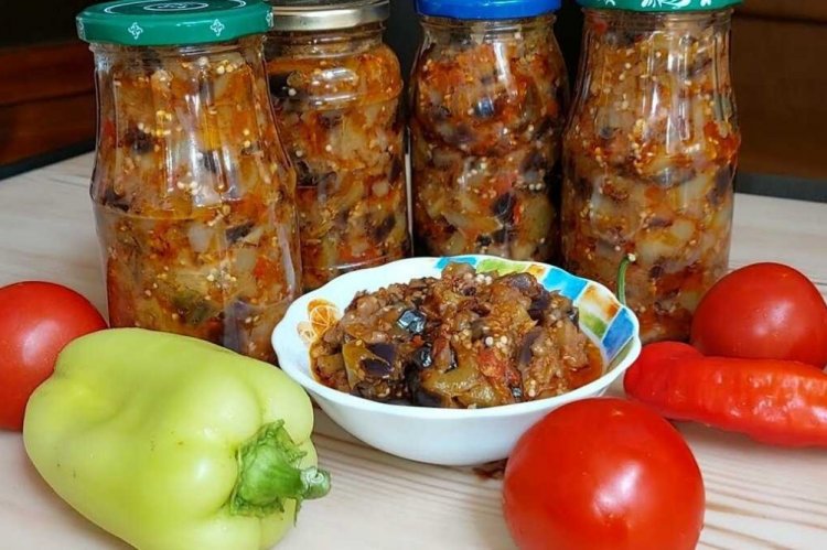 Eggplant Caviar for Winter