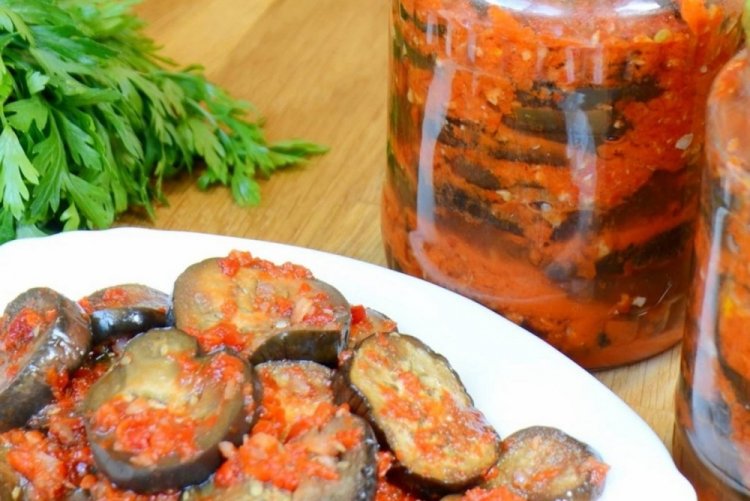 Spicy Eggplant for Winter
