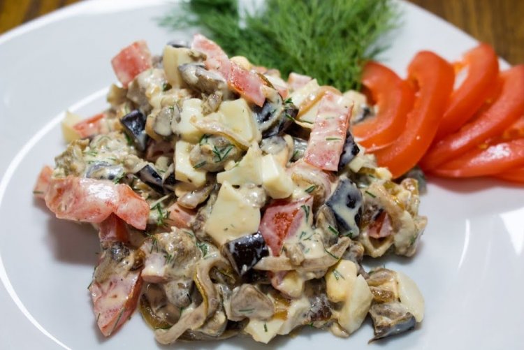 Eggplant and Egg Salad