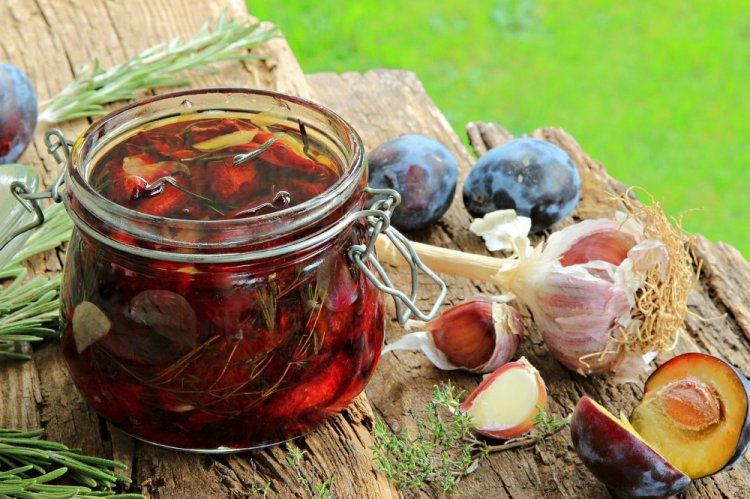 Pickled Prunes for Winter