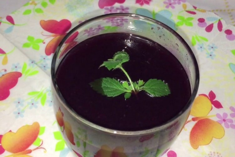 Honeysuckle Kissel (Thick Fruit Drink)