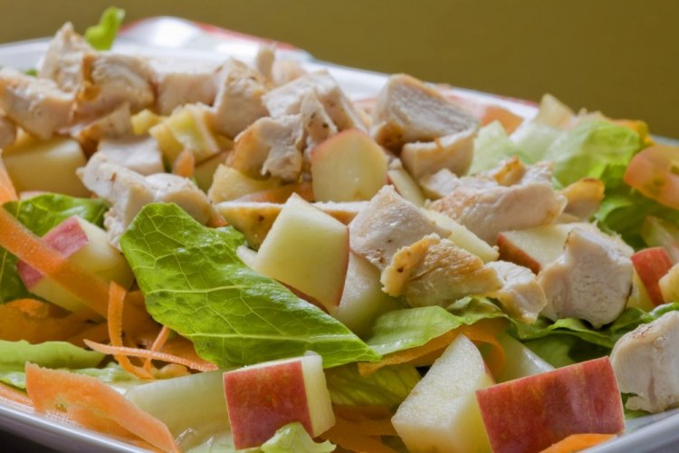 Chicken and Honeysuckle Salad
