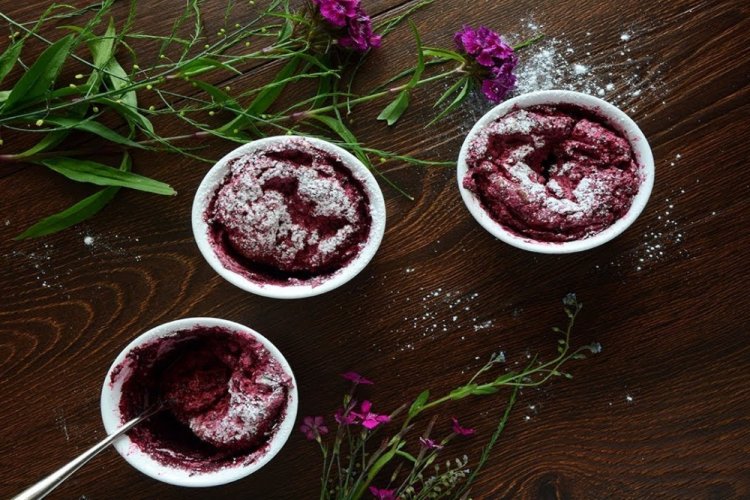Baked Honeysuckle Soufflé
