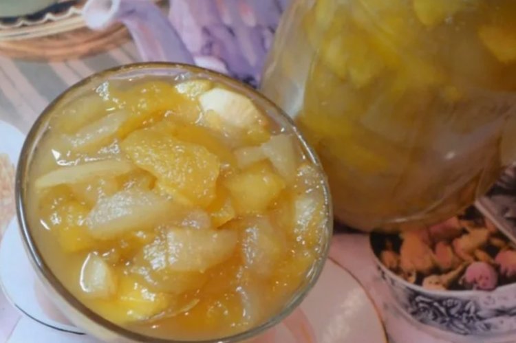 Mermelada de peras y manzanas con vainilla