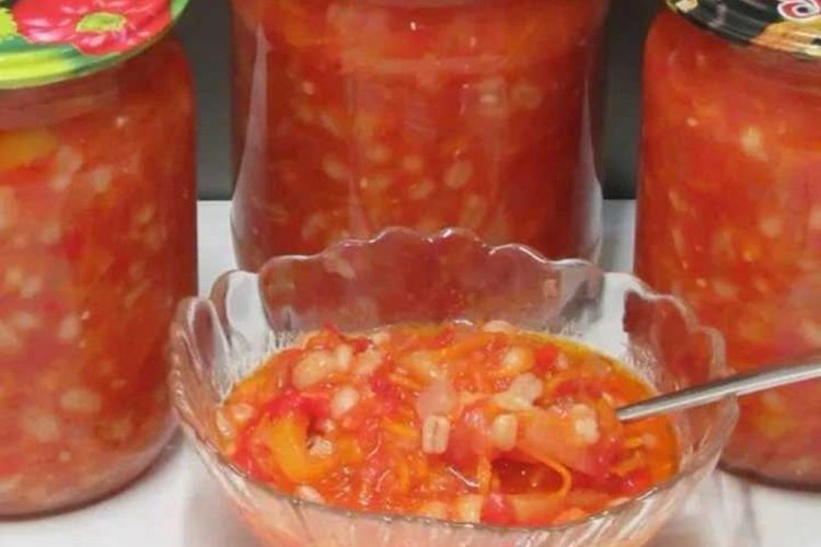 Tourist's Breakfast with Pearl Barley without Vinegar for Winter