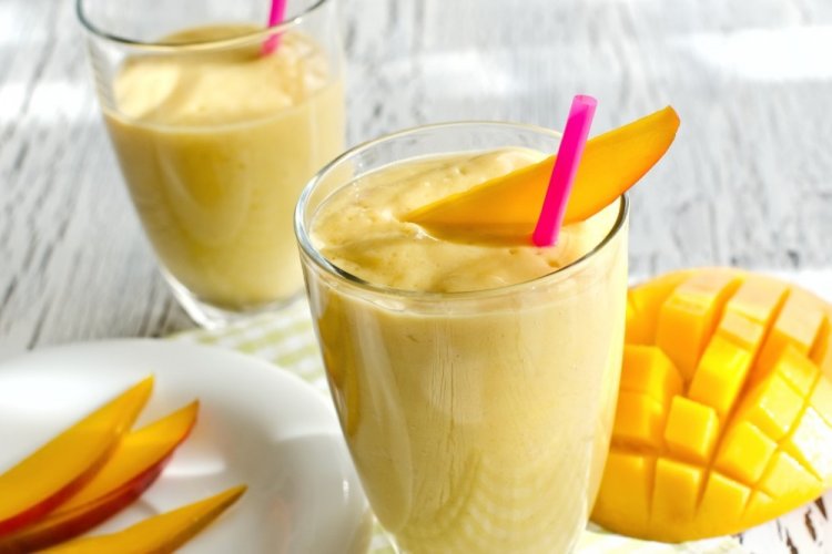 Batido de mango y canela
