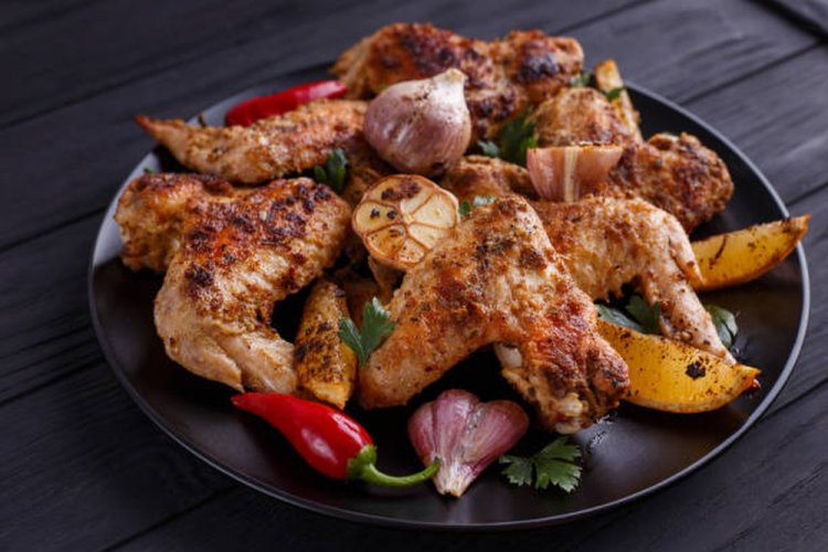 Chicken Wings on Saj