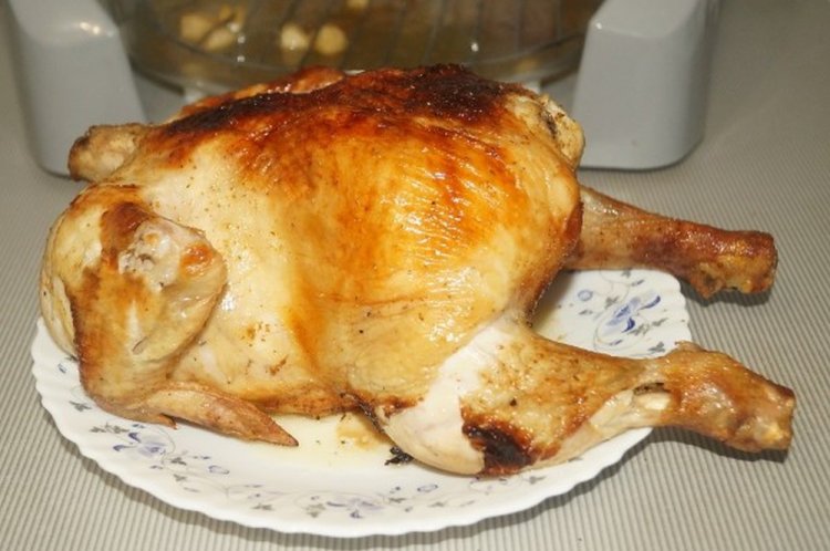 Chicken with Apples in an Air Fryer