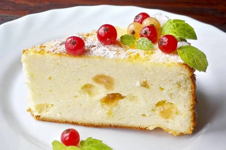 Cottage Cheese Casserole with Melon