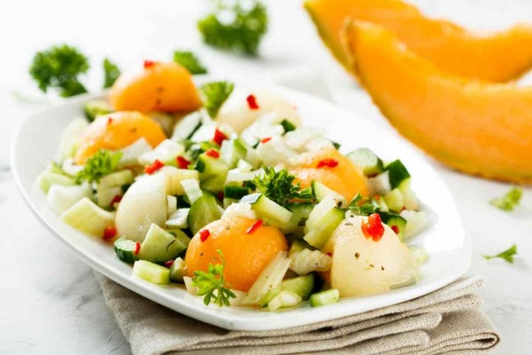 Melon and Celery Salad
