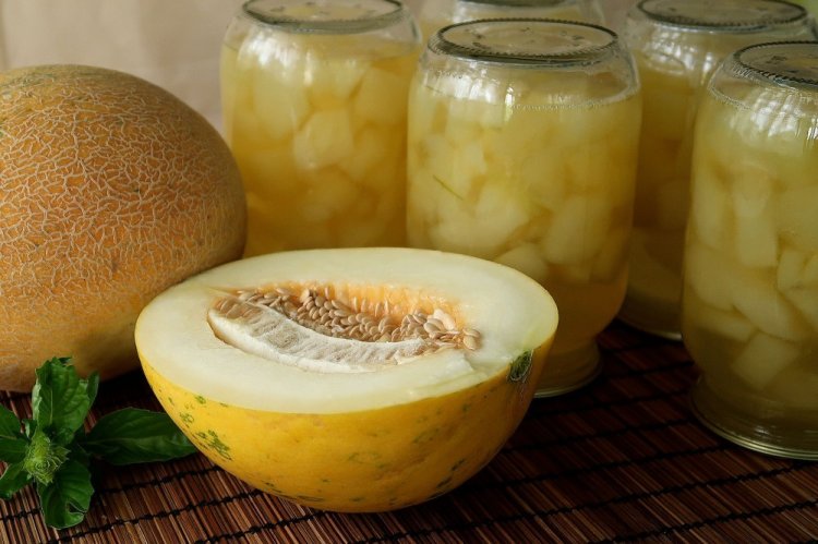 Melon Compote for Winter