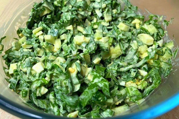 Wild Garlic and Egg Salad