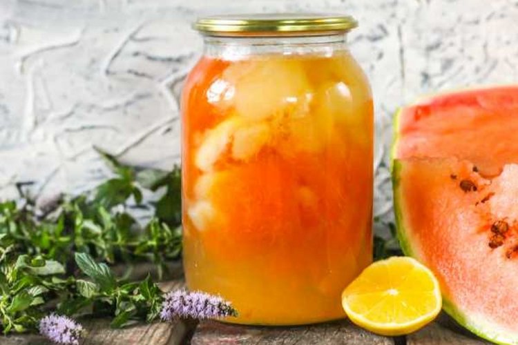 Watermelon and Melon Compote for Winter