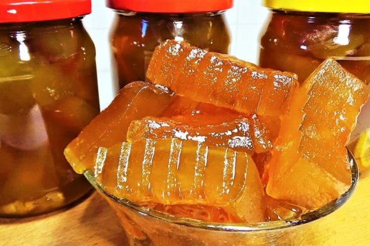 Watermelon Rind Jam in a Multicooker