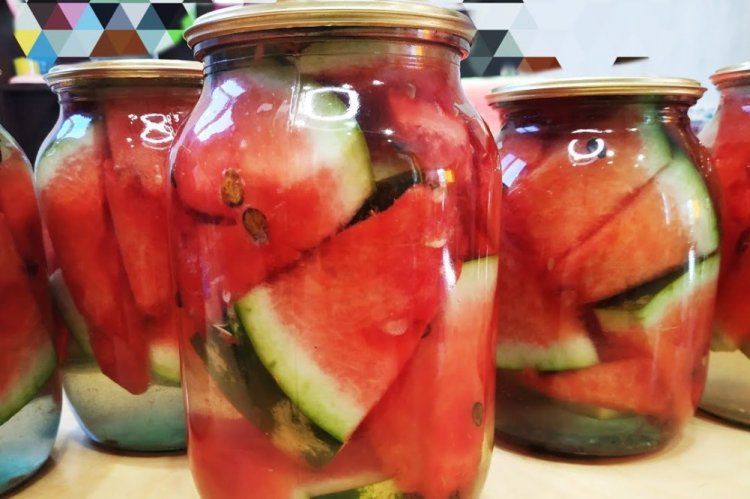 Canned Watermelon without Vinegar