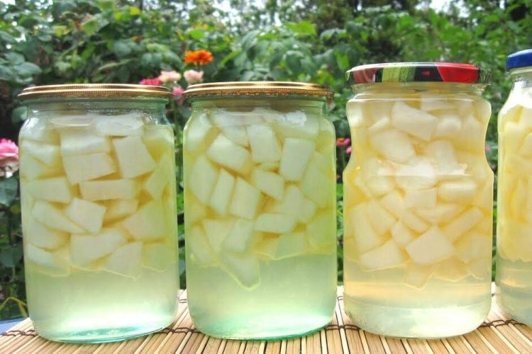 Compota de melón para el invierno
