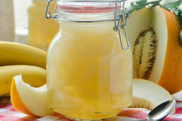 Mermelada de melón con plátano