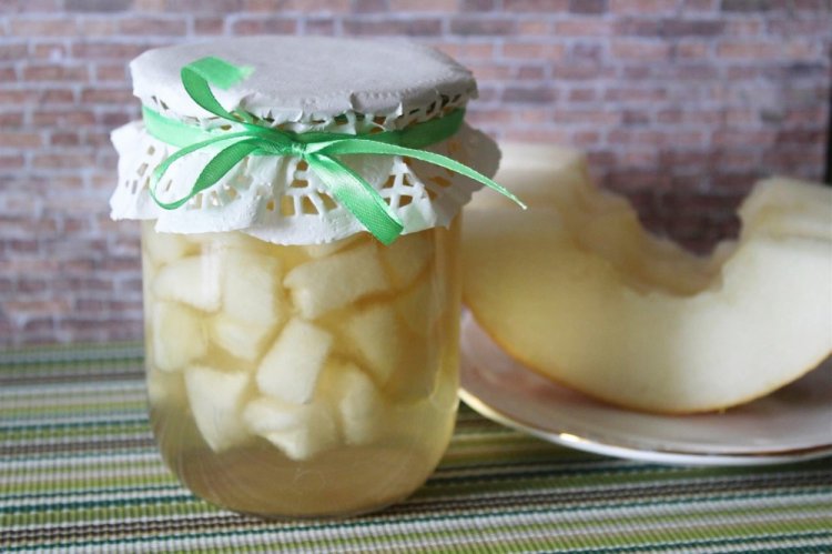 Melón encurtido para el invierno