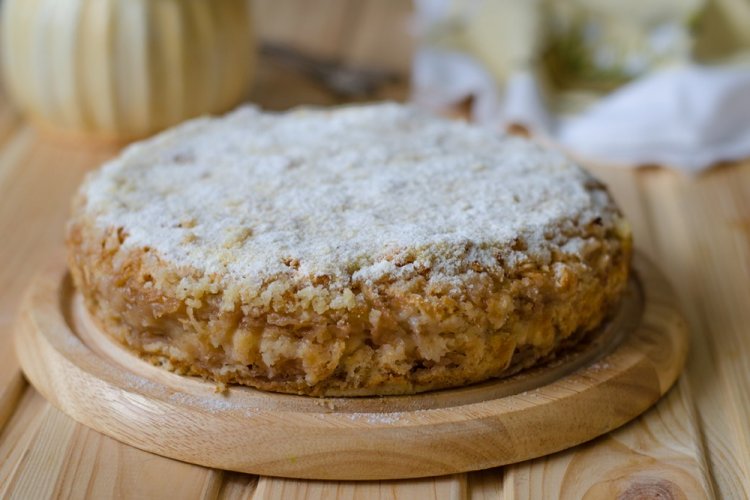 Crumb Pear Pie