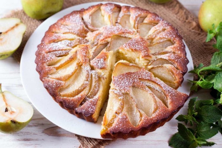 Pour-Over Pear Pie with Kefir