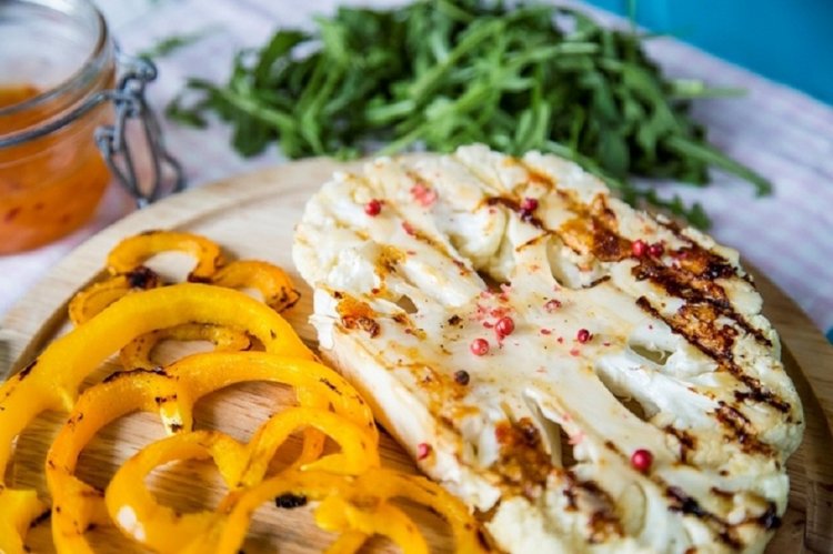 Grilled Cauliflower Steaks