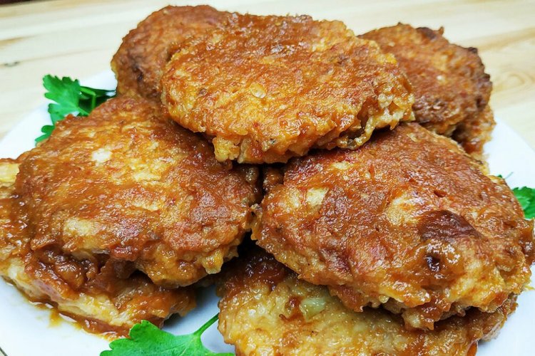 Pan-Fried Onion Patties