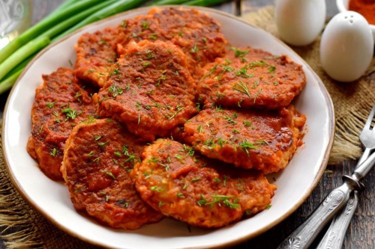 Onion Patties with Semolina