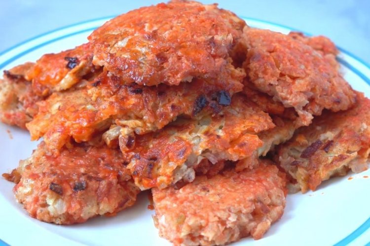 Onion Patties with Carrots