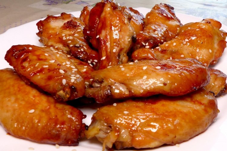 Honey-Soy Wings with Orange Juice
