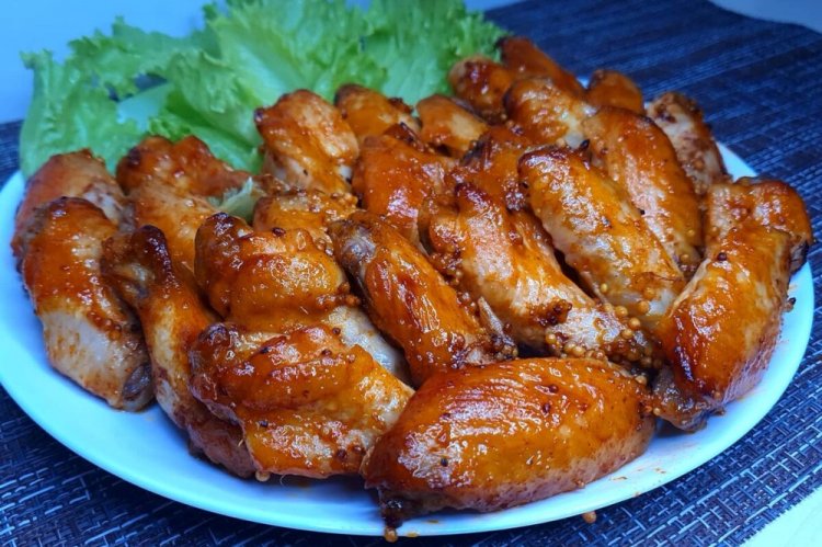 Honey-Soy Wings with Mustard