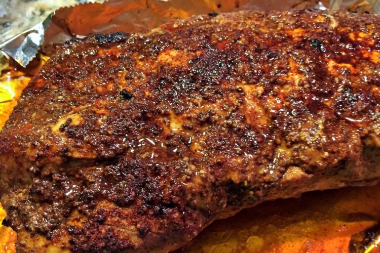 Cerdo en salsa agridulce al horno