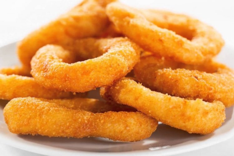 Aros de cebolla fritos