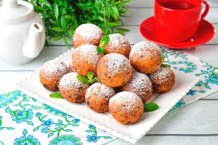 Bolitas de requesón fritas