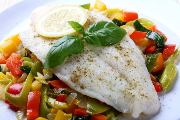 Steamed Fish with Vegetables