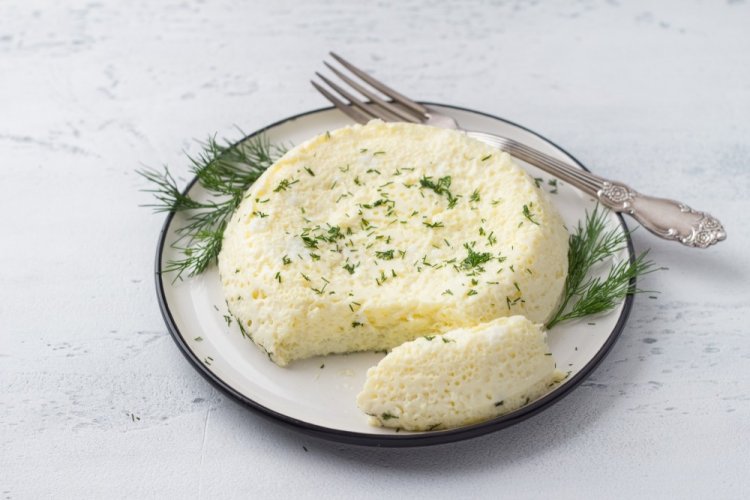 Steamed Egg White Omelet