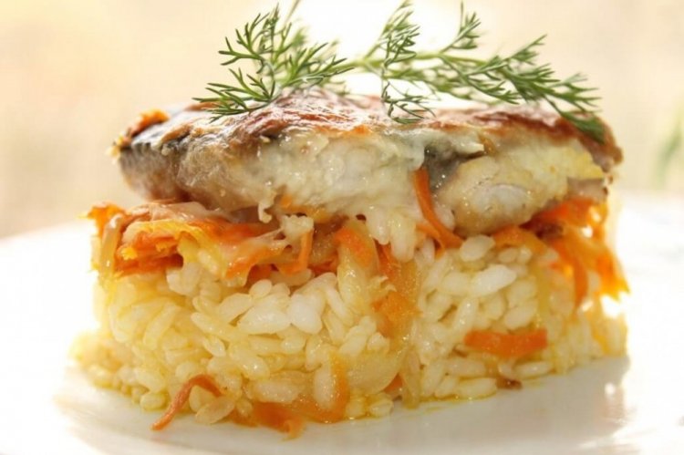 Abadejo estofado con arroz