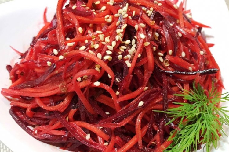 Korean-Style Beets with Carrots